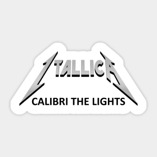 Itallica - Calibri The Lights Sticker